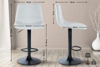 2er Set Barhocker Lex Kunstleder B weiß 2er Set Barhocker Lex Kunstleder B weiß