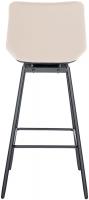 Barhocker Weston Schwenkbar Samt creme Barhocker Weston Schwenkbar Samt creme