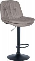 Barhocker Laurel Stoff schwarz grau Barhocker Laurel Stoff schwarz grau