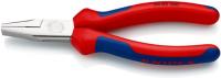 Flachzange DIN ISO 5745 Gesamt-L.160mm verchr.Mehrkomp.-Hülle KNIPEX Flachzange DIN ISO 5745 Gesamt-L.160mm verchr.Mehrkomp.-Hülle KNIPEX