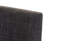 Barhocker Panama B Stoff dunkelgrau 