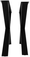 2x Tischbeine Swift L schwarz 