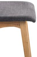 2er Set Barhocker Taunus Stoff Natura hellgrau 2er Set Barhocker Taunus Stoff Natura hellgrau
