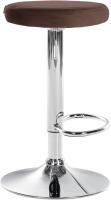 Barhocker Ponte Samt chrom braun Barhocker Ponte Samt chrom braun