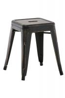 4er Set Hocker Armin schwarz-gold 4er Set Hocker Armin schwarz-gold