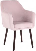 Esszimmerstuhl Utrecht Samt walnuss (eiche) pink Esszimmerstuhl Utrecht Samt walnuss (eiche) pink