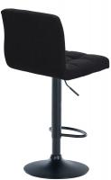 2er Set Barhocker Calma Stoff schwarz schwarz 2er Set Barhocker Calma Stoff schwarz schwarz