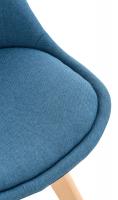 4er Set Stuhl Linares Stoff blau 4er Set Stuhl Linares Stoff blau
