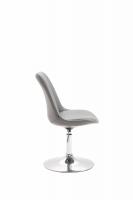 Stuhl Maverick C Kunstleder grau 