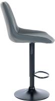 Barhocker Toni Kunstleder schwarz grau Barhocker Toni Kunstleder schwarz grau