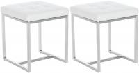 2er Set Sitzhocker Barci weiß 2er Set Sitzhocker Barci weiß