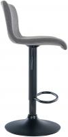 Barhocker Hoover Stoff B hellgrau Barhocker Hoover Stoff B hellgrau