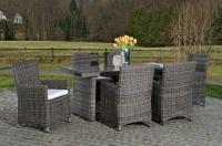 Sitzgruppe Fontana Creme grau-meliert Sitzgruppe Fontana Creme grau-meliert