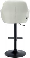 Barhocker Natoma Stoff schwarz creme 