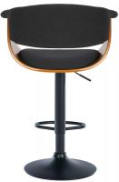 2er Set Barhocker Vestal Stoff walnuss/schwarz 2er Set Barhocker Vestal Stoff walnuss/schwarz