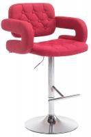 Barhocker Dublin STOFF rot Barhocker Dublin STOFF rot