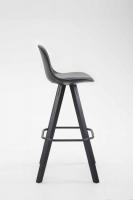 Barhocker Franklin Vollgepolstert Kunstleder Square Schwarz (eiche) schwarz 