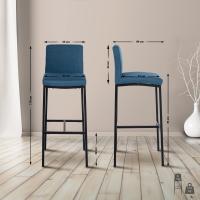 Barhocker Freeport Stoff B blau Barhocker Freeport Stoff B blau