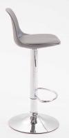 2er Set Barhocker Kiel Kunststoff chrom grau 2er Set Barhocker Kiel Kunststoff chrom grau