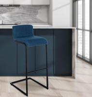 Barhocker Newport Stoff B blau Barhocker Newport Stoff B blau