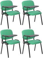 4er Set Stühle Ken mit Klapptisch Stoff grün 4er Set Stühle Ken mit Klapptisch Stoff grün
