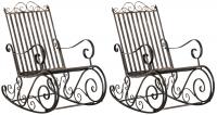 2er Set Schaukelstühle Smilla bronze 2er Set Schaukelstühle Smilla bronze