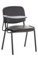 Stuhl Ken mit Klapptisch Kunstleder braun Stuhl Ken mit Klapptisch Kunstleder braun