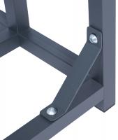 Kaminholzunterstand Ruston anthrazit Metall L
