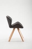 Besucherstuhl Tyler Kunstleder Natura Square braun Besucherstuhl Tyler Kunstleder Natura Square braun