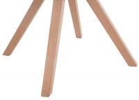 4er Set Besucherstuhl Toulouse Stoff Square Natura taupe 