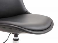 4er Set Esszimmerstühle Maverick C Kunstleder schwarz 