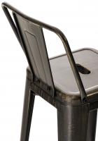Barhocker Mason antik schwarz-gold Barhocker Mason antik schwarz-gold