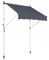Klemmmarkise Westerly 200x120 cm anthrazit Klemmmarkise Westerly 200x120 cm anthrazit