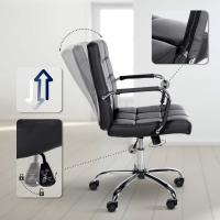 Arbeitshocker Ashland Kunstleder schwarz 