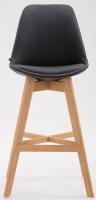 2er Set Barhocker Cannes Kunstleder Natura schwarz 2er Set Barhocker Cannes Kunstleder Natura schwarz