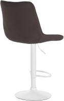 Barhocker Toni Stoff weiß taupe 