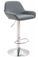 Barhocker Braga Kunstleder chrom grau Barhocker Braga Kunstleder chrom grau