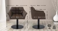 Lounger Damaso Stoff braun Lounger Damaso Stoff braun