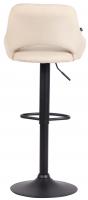 Barhocker Milet Stoff schwarz creme Barhocker Milet Stoff schwarz creme