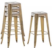 2er Set Barhocker Joshua V2 gold 2er Set Barhocker Joshua V2 gold
