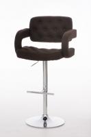 Barhocker Dublin STOFF braun 