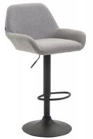 Barhocker Braga Stoff grau Barhocker Braga Stoff grau
