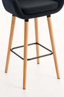 2er Set Barhocker Grant Stoff schwarz 2er Set Barhocker Grant Stoff schwarz