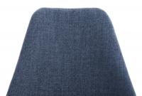 Stuhl Pegleg Stoff Square natura blau Stuhl Pegleg Stoff Square natura blau