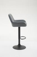 Barhocker Braga Kunstleder grau Barhocker Braga Kunstleder grau