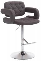 Barhocker Dublin STOFF dunkelgrau Barhocker Dublin STOFF dunkelgrau