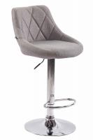 Barhocker Lazio Stoff grau Barhocker Lazio Stoff grau