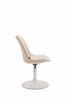 Stuhl Maverick W Stoff creme 