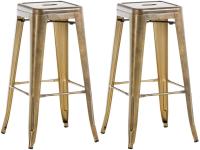 2er Set Barhocker Joshua V2 gold
