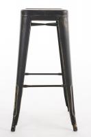 2er Set Barhocker Joshua schwarz-gold 2er Set Barhocker Joshua schwarz-gold